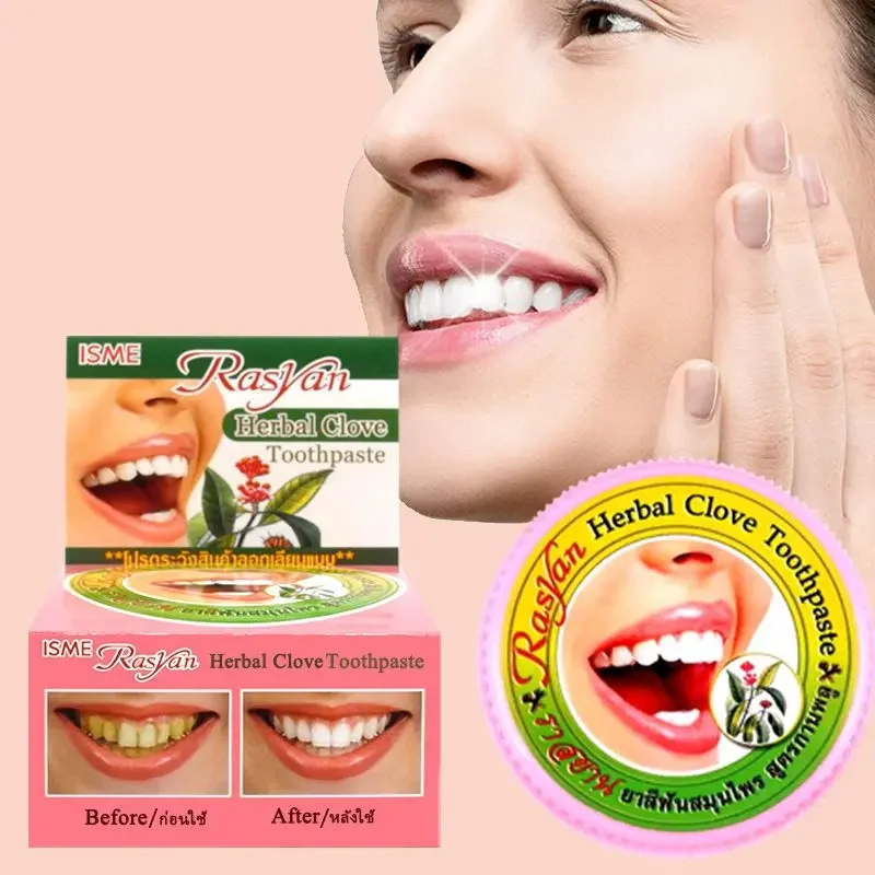 Teeth Whitening Near Me - Thai Clove/coconut Tooth Powder Rasyan Removal