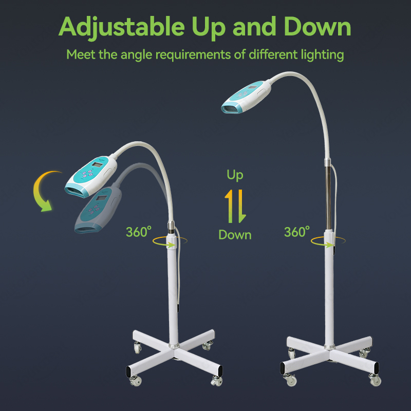 50W Dental Touch Screen 3 Colo - đánh giá và giá Teeth Whitening Led Light