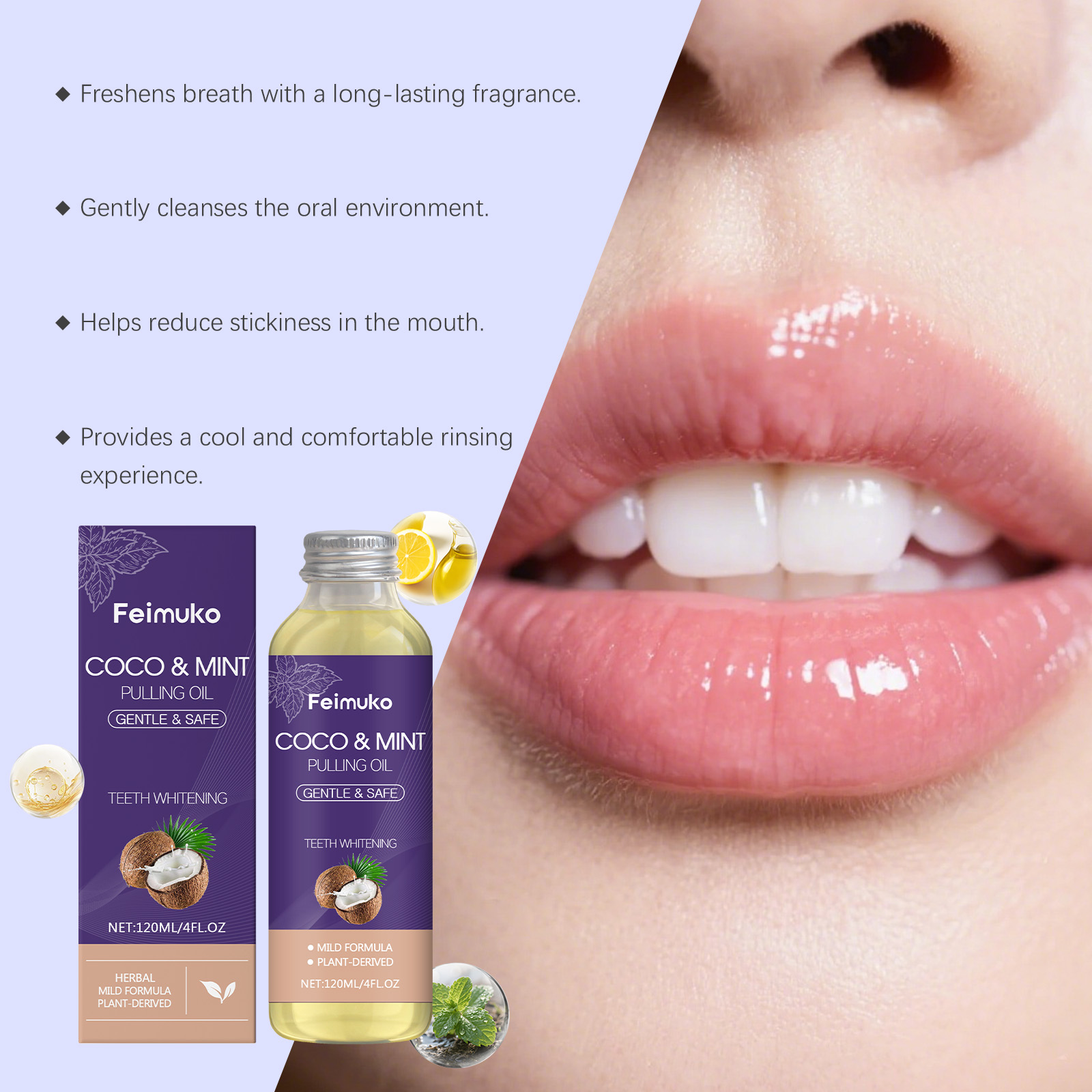 Coconut Oil Peppermint Pulling - đánh giá và giá Teeth Whitening With Coconut Oil