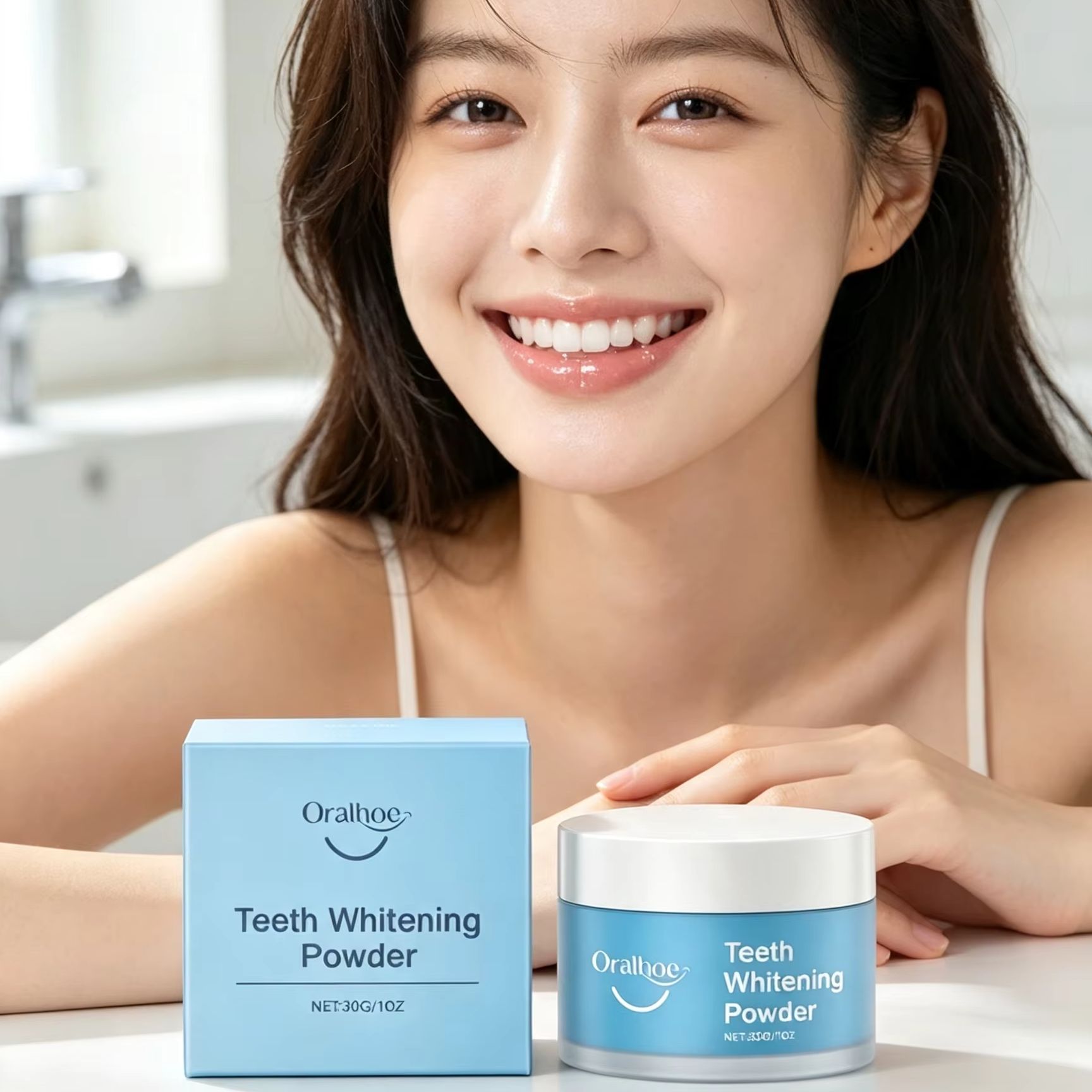 Oralhoe Tooth Powder for Brush - đánh giá và giá Teeth Whitening Near Me