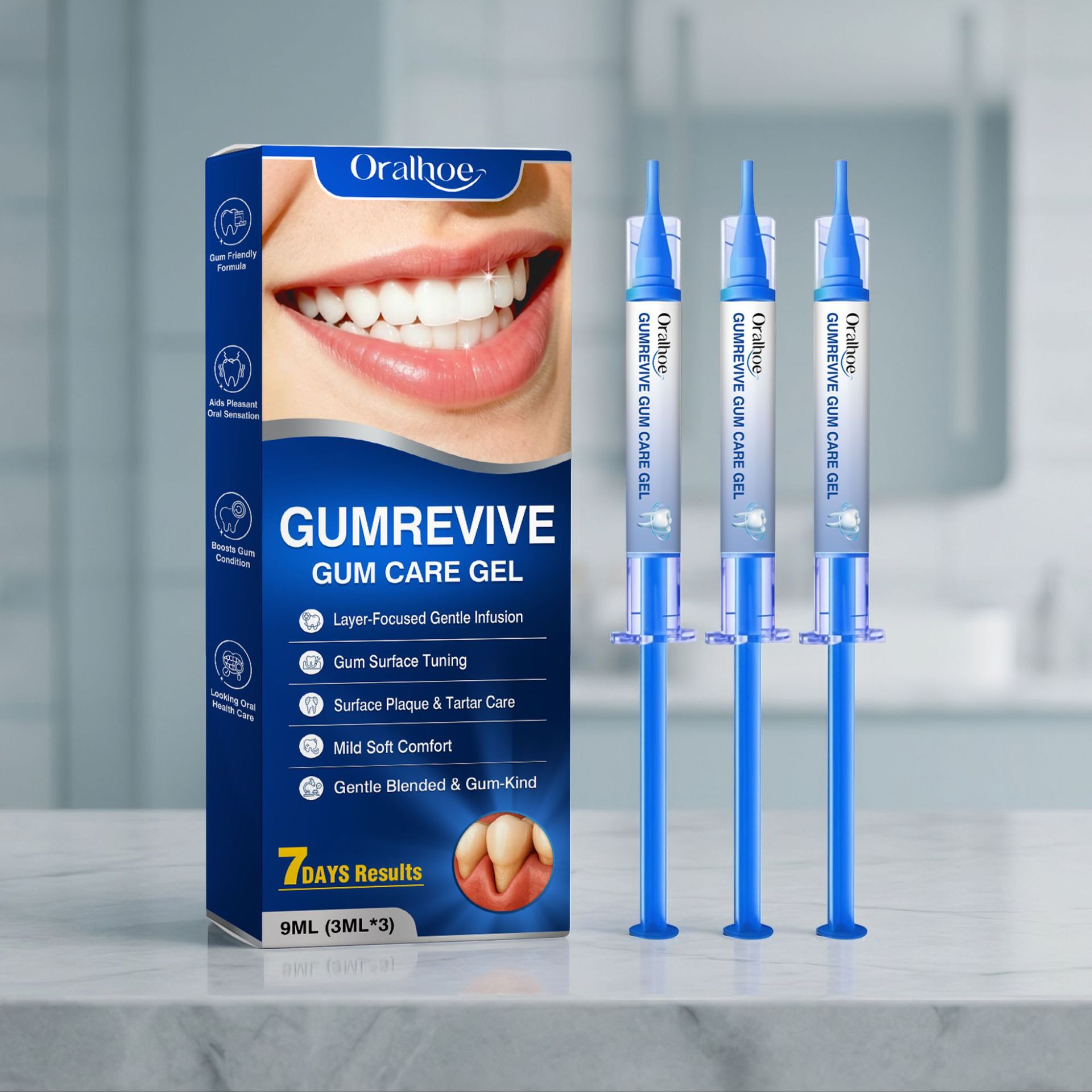 Oral Care Gel 3Pcs Gum Cleanin - đánh giá và giá Teeth Whitening Near Me