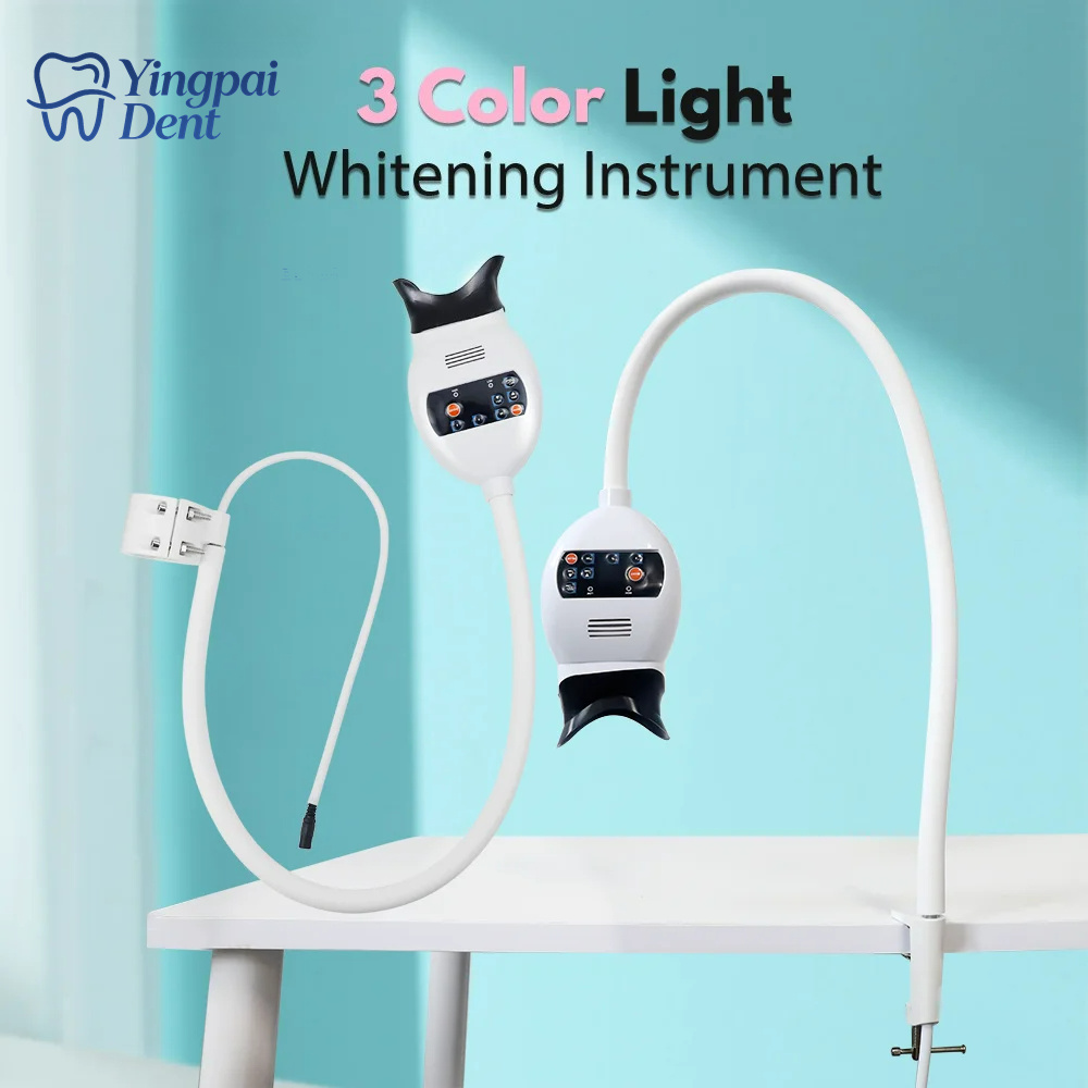 Adjustable 3 Colors LED Teeth  - đánh giá và giá Teeth Whitening Led Light
