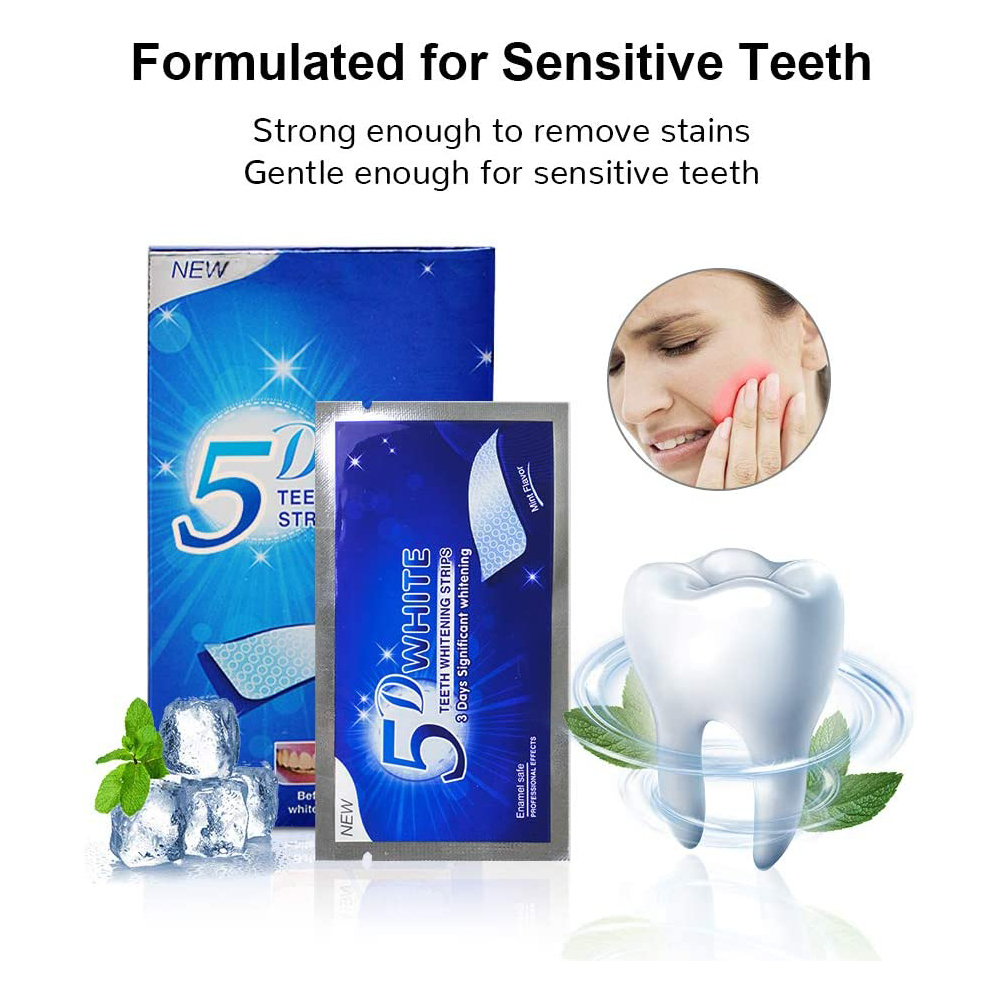 5D White Teeth Whitening Strip - đánh giá và giá Teeth Whitening Near Me