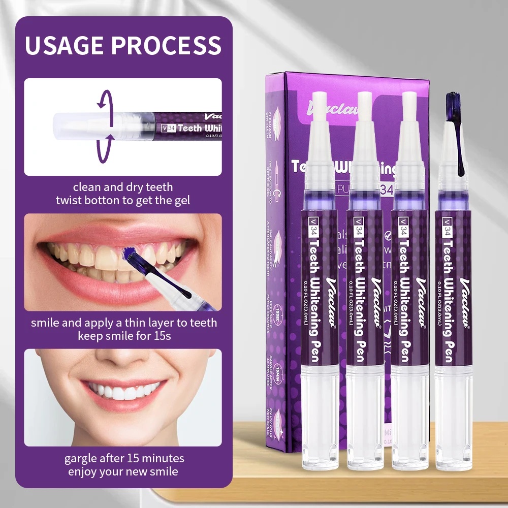 Vaclav V34 Purple teeth whiten - đánh giá và giá Teeth Whitening Near Me
