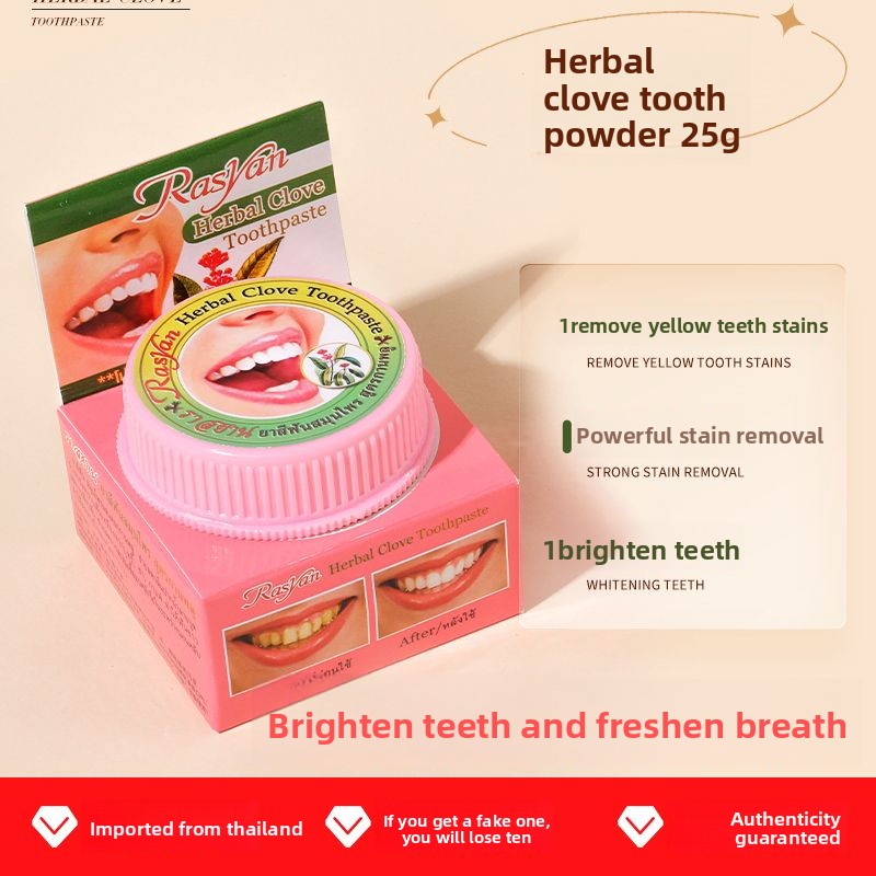 Thai Clove/coconut Tooth Powde - đánh giá và giá Teeth Whitening Near Me